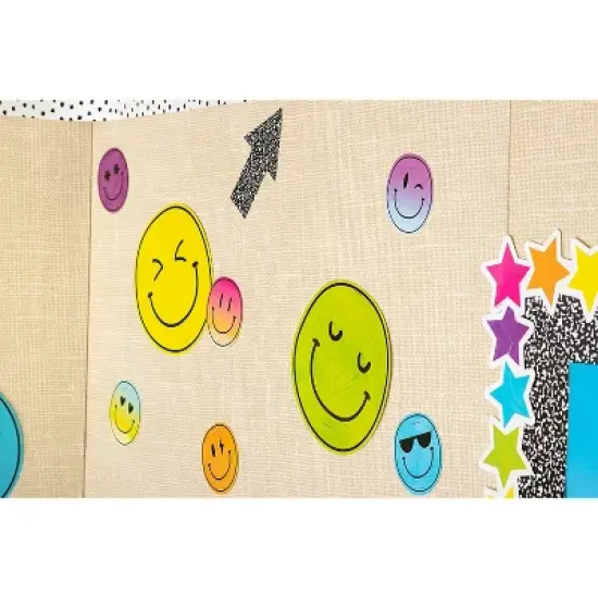 Teacher Created Resources&reg; Brights 4Ever Smiley Faces Accents, 30 Per Pack, 3 Packs image {2}
