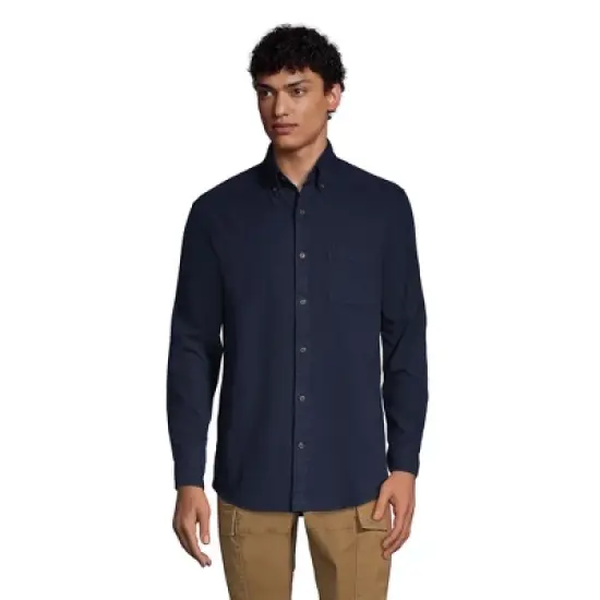 Lands' End Men's Traditional Fit Flagship Flannel Shirt image {2}