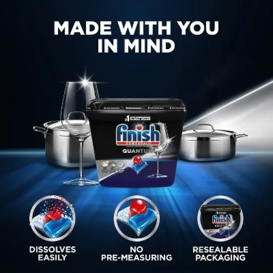 Finish Fresh Quantum Dishwasher Detergent Tablets - 72ct image {6}