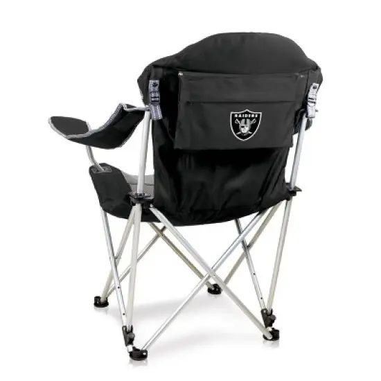 NFL Las Vegas Raiders Reclining Camp Chair with Head Support image {4}