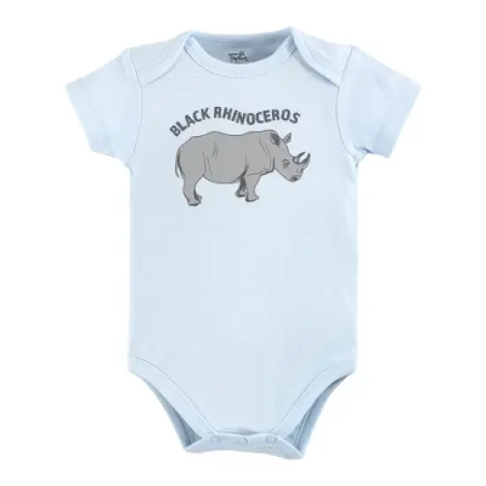 Touched by Nature Organic Cotton Bodysuits, Endangered Safari image {6}