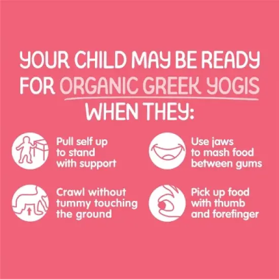 Happy Baby Organic Yogis Strawberry Banana Freeze Dried Greek Yogurt & Fruit Baby Snacks - 1oz image {2}