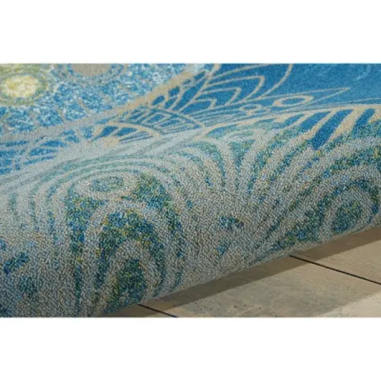 Nourison Home & Garden Blue Indoor/Outdoor Area Rug RS092 image {2}