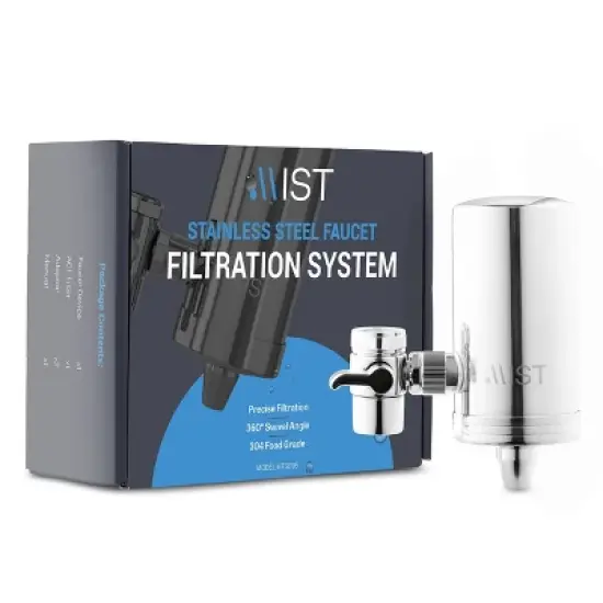 Mist Faucet Filtration System in Stainless Steel with Activated Carbon Fiber - 300gal image {6}