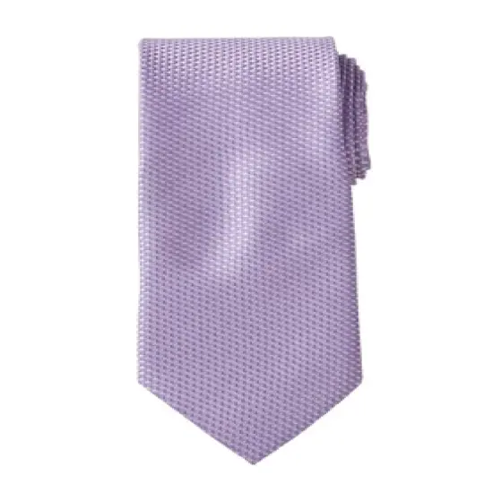 KS Signature by KingSize Men's Big & Tall  Extra Long Classic Textured Tie Necktie image {11}
