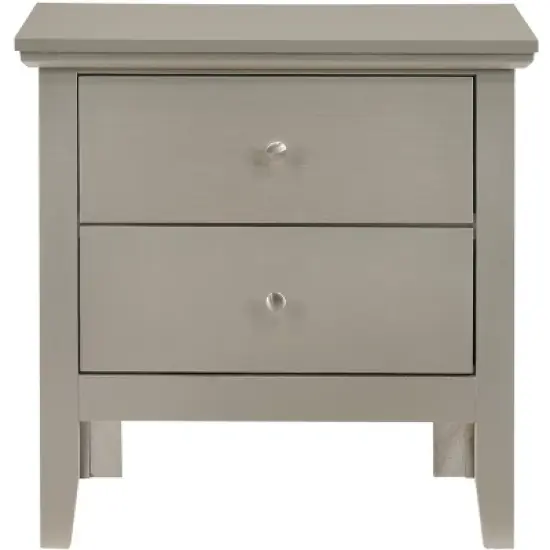 Passion Furniture Primo 2-Drawer Nightstand (24 in. H x 15.5 in. W x 19 in. D) image {12}