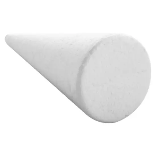 Bright Creations 16 Pack Foam Cones for Crafts, 4 Assorted Sizes for Holiday Decorations, Handmade Gnomes (White, 2.2-6 In) image {7}