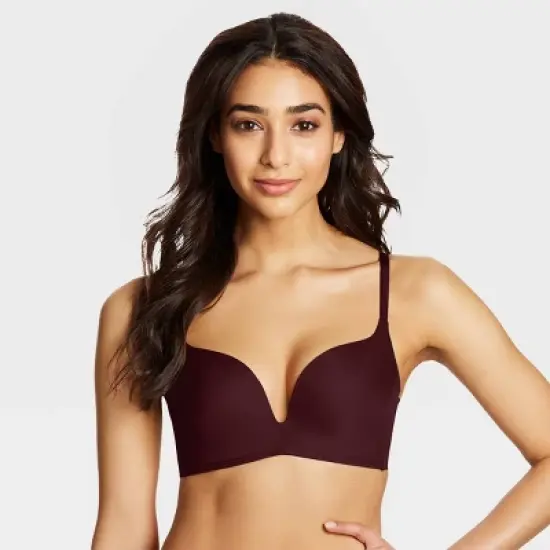 Maidenform Self Expressions Women's Wireless Plunge Push-Up Bra SE1189 image {6}