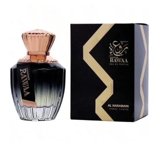 Al Haramain Rawaa By Al Haramain Unisex Almond, Coffee, Cacao Pod, Tonka Bean, Sandalwood Eau De Parfum Spray 3.3 Oz image {1}