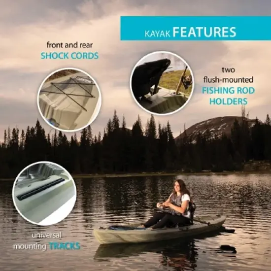 Lifetime Kenai Pro Angler 100 Kayak Moss Fusion - 91149 image {5}