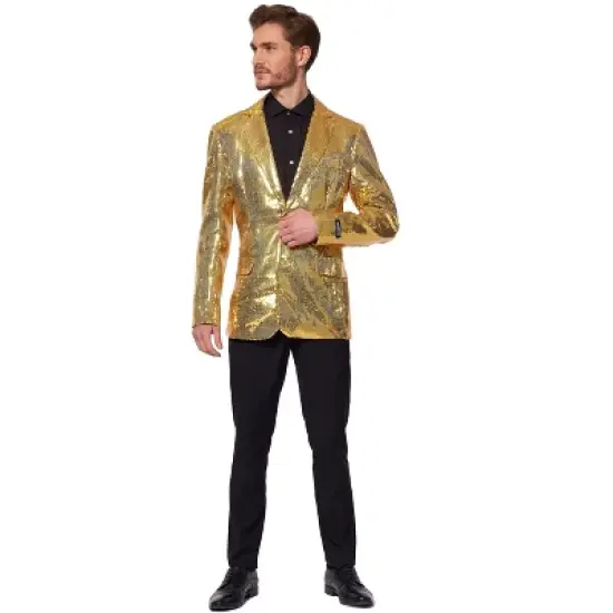 Suitmeister Men's Christmas Blazer - Sequins Gold image {2}