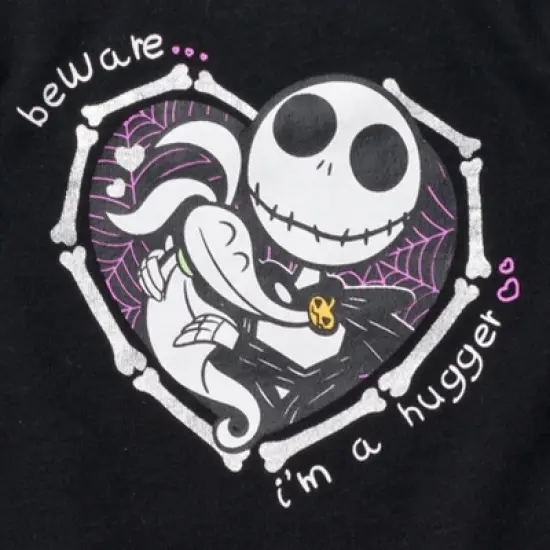 Disney Nightmare Before Christmas Zero Sally Jack Skellington Baby Girls 3 Pack Bodysuits Newborn to Infant  image {5}
