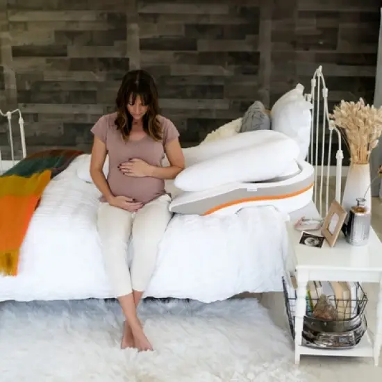 MedCline Reflux Relief System - Bed Wedge Pillow for Acid Reflux Relief, Full Body Pillow with Arm Hole image {8}