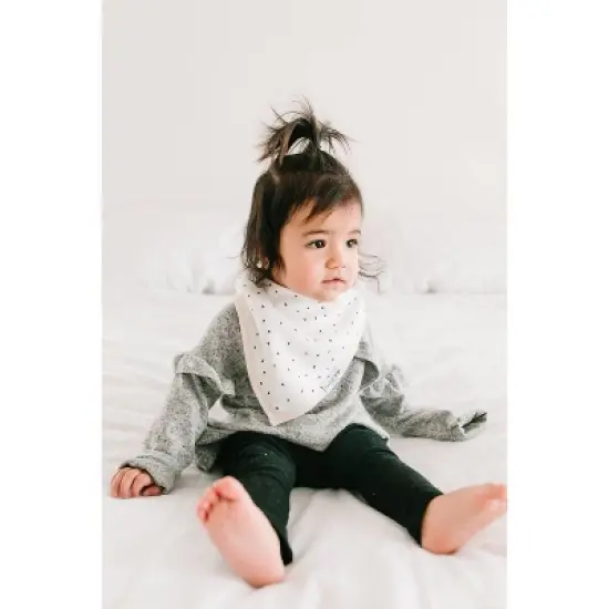 Loulou Lollipop 2pk Muslin Bandana Bib Set - Bunny Meadow image {4}