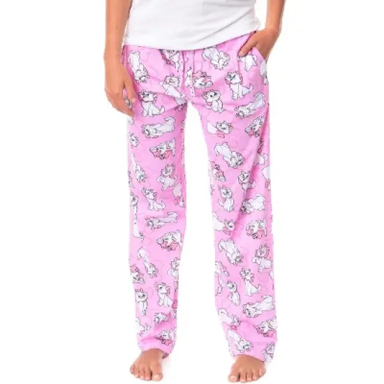 Disney Adult Aristocats Marie Expressions and Bows Pajama Sleep Lounge Pants image {6}
