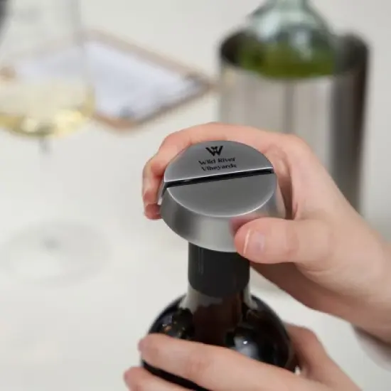 True Cutlass 6-Blade Wine Foil Cutter Tool - Stainless Steel, Wine Bottle Top Opener, Wine Blade, Wine Accessory, Silver image {3}