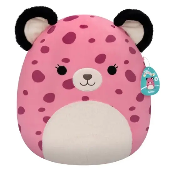 Squishmallows 16" Jalisca the Pink Leopard with Fuzzy Belly Plush Toy image {6}