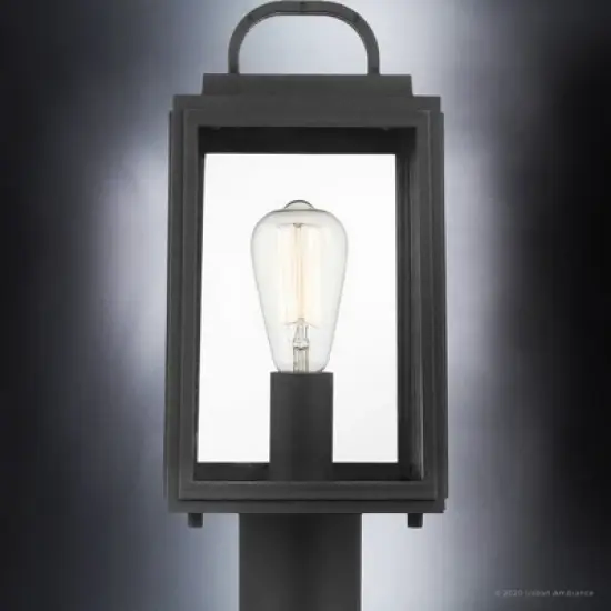 Urban Ambiance Luxury Farmhouse Outdoor Post Light 15.625''H x 7''W,  Olde Bronze Finish,  Macon Collection, UHP1384 image {4}