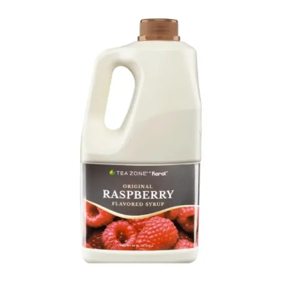 Tea Zone Raspberry Fruit Syrup 64 Oz. image {6}