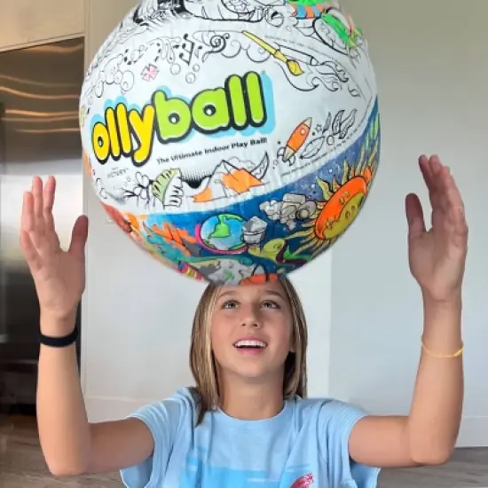 Ollyball Classic 12" Play Ball: Nylon Shell, Ages 4+, Soccer Training image {5}