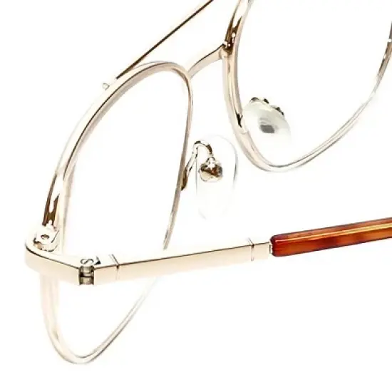 Calabria 1110C Designer Stainless Steel Reading Glasses image {5}