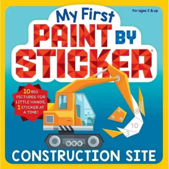 My First Paint by Sticker: Construction Site - by  Workman Publishing (Paperback) image {1}
