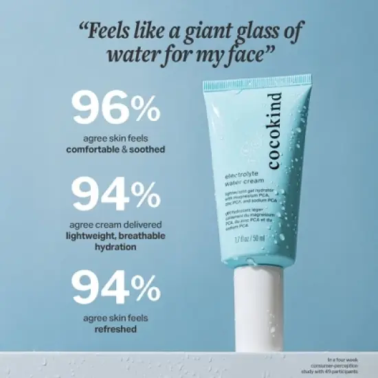 cocokind Electrolyte Water Cream - 1.7 fl oz image {7}