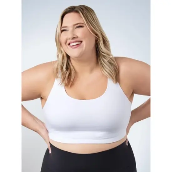 Leading Lady The Serena - Wirefree Sport Full Figure Bra image {6}