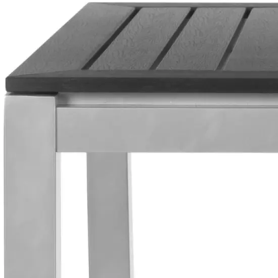 Onika Square Table - Indoor/Outdoor - PAT4007 - Black - Safavieh image {3}