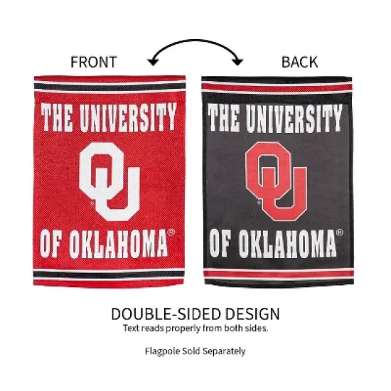 Embossed Suede Flag, GDN Size, University of Oklahoma image {2}