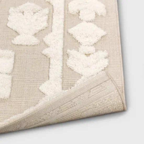 Outdoor Rug Tufted Cream - Opalhouse&trade; image {2}