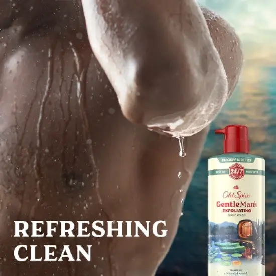 Old Spice Gentle Man's Blend Exfoliating Bodywash Pump - Sandalwood & Aloe Vera - 26 fl oz image {6}