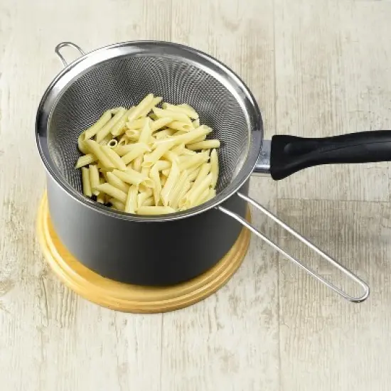 YBM Home Steel Fine Mesh Strainer with Handle image {2}