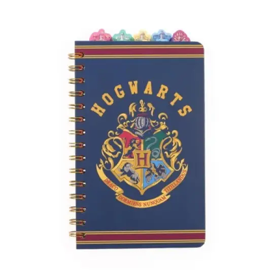 Silver Buffalo Harry Potter Hogwarts 5-Tab Spiral Notebook With 75 Sheets image {9}