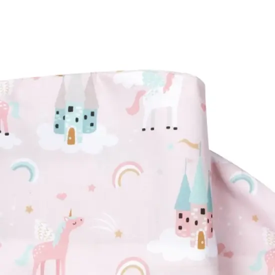 Boppy Original Support Nursing Pillow Cover - Pink Unicorns and Castles image {2}