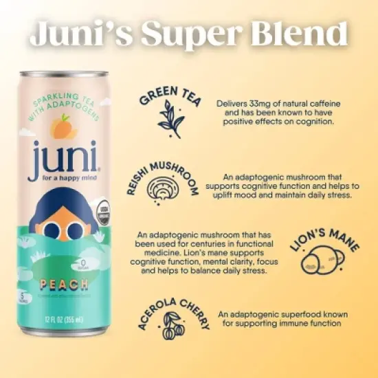 Juni Sparkling Tea Beverage image {2}