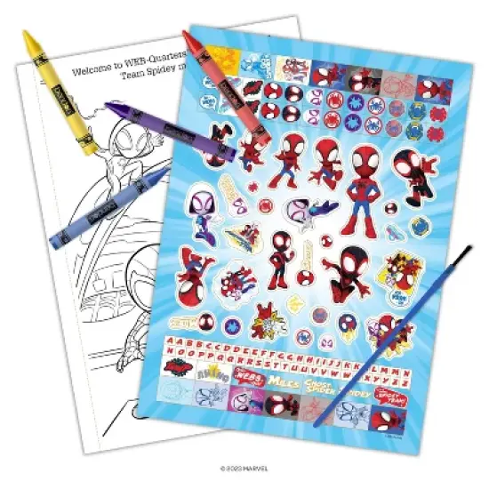 Spidey & his Amazing Friends Crayon & Paint Activity Book image {2}