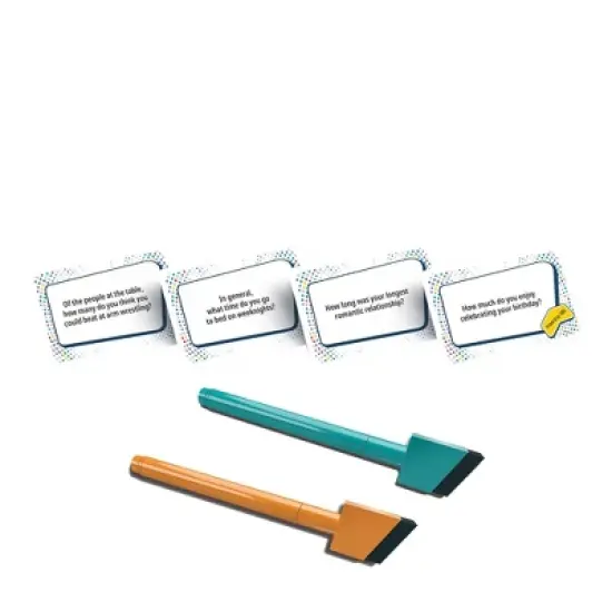 Fun Facts Game: Asmodee&reg; Educational Party Board for Social & Creative Skills, 4-8 Players, 30 Min Play, Includes Cards & Marker image {5}