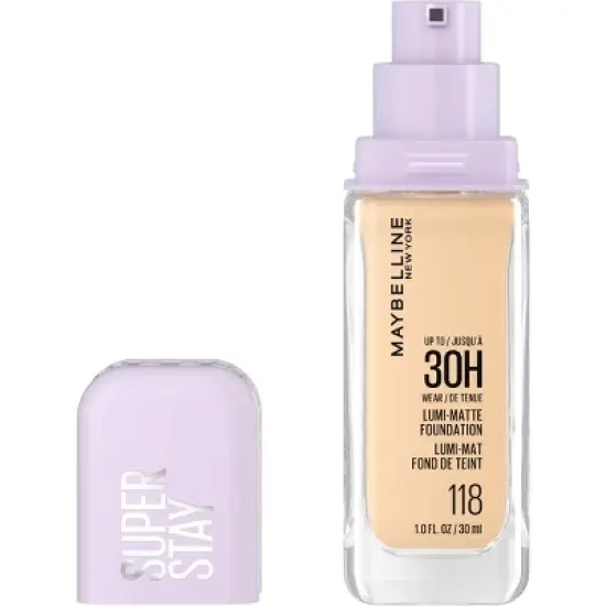 Maybelline Super Stay Up to 30HR Wear Lumi-Matte Liquid Foundation - 1 fl oz image {13}