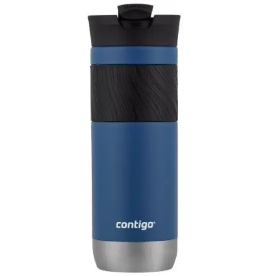 Contigo Byron 2.0 Stainless Steel Travel Mug with SNAPSEAL Lid and Grip, 20 oz, Sake & Blue Corn, 2-Pack image {1}