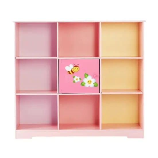 Magic Garden Adjustable Cube Bookshelf Pink - Fantasy Fields by Teamson Kids image {2}