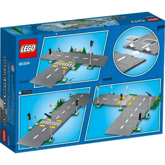 LEGO City Road Plates Building Set with Traffic Lights 60304 image {4}