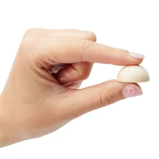 Juvale 100 Pack Half Wooden Spheres for Crafts, 1-Inch Split Wood Balls for Home Decor, Gnome Noses image {6}