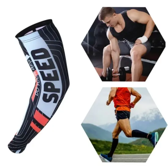 Unique Bargains Breathable Elbow Pads Elbow Protection Brace Tightening for Sports image {5}