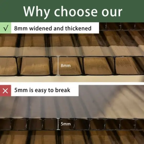 Aoodor Wall Mount Gazebo Outdoor Pergola Polycarbonate Gazebo Panels Canopy image {2}