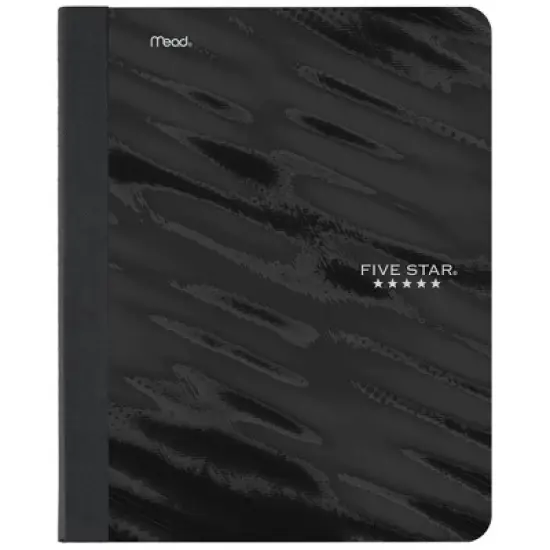 Five Star Active Comp Book Black Wide Ruled 80ct image {1}
