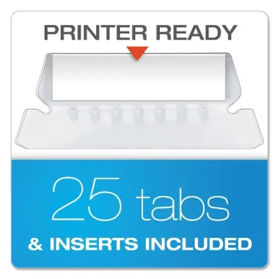 Pendaflex Reinforced Hanging Folders 1/5 Tab Letter Blue 25/Box 415215BLU image {5}