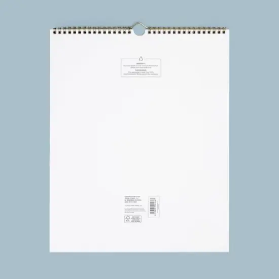 Yoobi Evolve 2026 12 Months Wall Calendar 12"x15" Monthly Navy Moon Phases image {3}