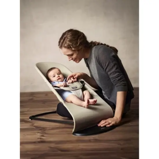 BABYBJ&Ouml;RN Bouncer Balance Soft-001 Cotton - Black/Dark Gray image {2}