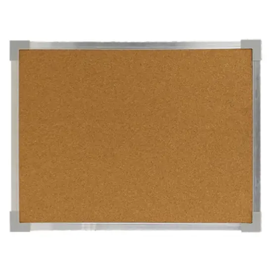 Flipside Products Aluminum Framed Cork Board, 18" x 24" image {5}